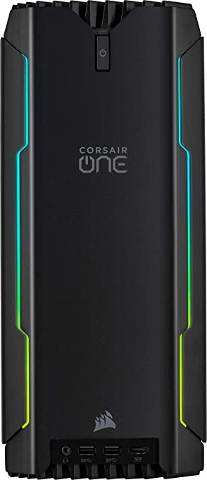 Corsair ONE i164 Compact Gaming PC (Intel Core i9-9900K, Liquid-Cooled NVIDIA GeForce RTX 2080 Ti 11GB GDDR6, 960GB NVMe M.2, 2TB HDD, 32GB (2x16GB) Corsair Venegance LPX DDR4 2666MHz) - Black