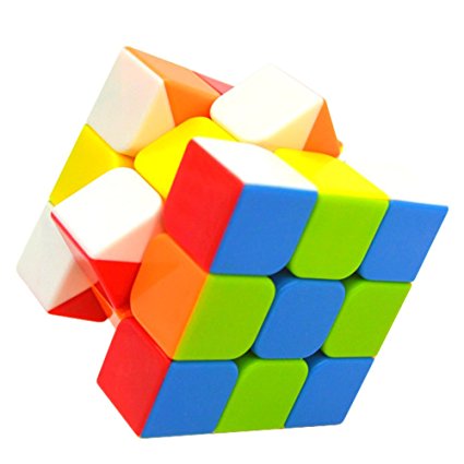 YUYUGO 3x3x3 Stickerless Speed Cube Smooth Magic Cube Puzzles