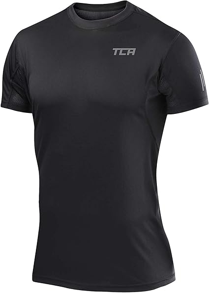 TCA Men's Atomic Short Sleeve Quickdry Gym Running Training Top