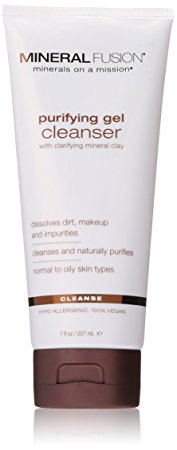 Mineral Fusion Facial Cleanser, Purifying Gel, 7 Ounce