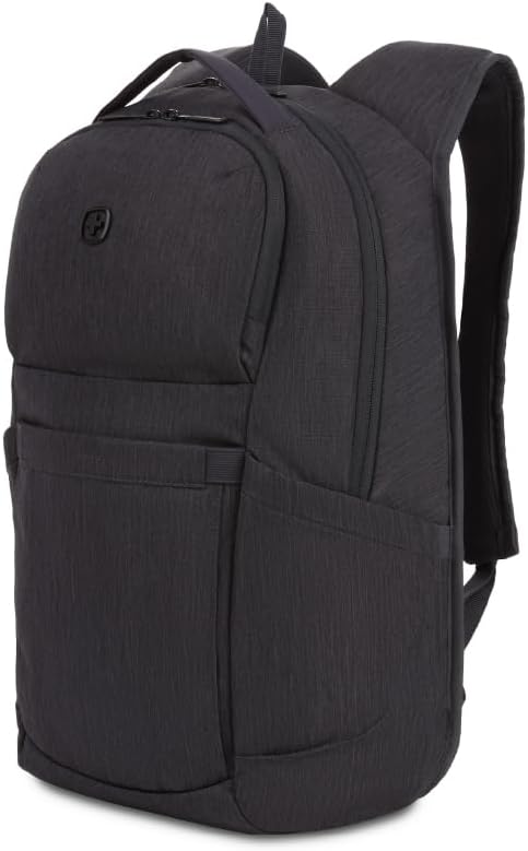 SwissGear 8183 Laptop Backpack, Charcoal Heather, 18 Inches