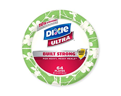 Dixie Ultra Family Pack Plates, 64 Count