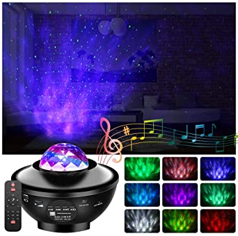 Galaxy Projector,GoLine Star Light Projector for Bedroom, Nebula Projector Night Light with Bluetooth Speaker for Party Room Decoration,Best Christmas Birthday Gifts for Men Women Kids Baby.