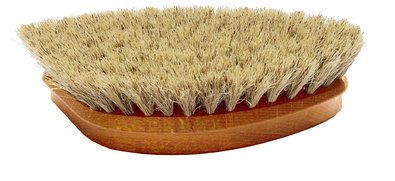 Woly German Horse Hair Brush for Polishing and Cleaning Designer Leather Shoes,Handbags, Purses, and Clothes. (6½ in.)