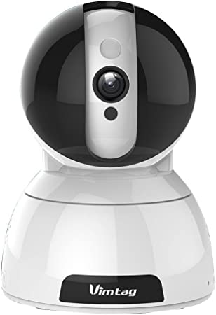 Vimtag Camera, Video Monitoring Surveillance Security Camera,Smooth Real-time Picture,Night Vision Built-in Mic and Speak, Motion Detection with Alarm