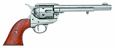 Denix Cavalry Model Revolver (Pewter) - Non-Firing Replica