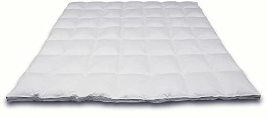 Down Etc Down Queen 60-Inch by 80-Inch Down Feather Bed, White