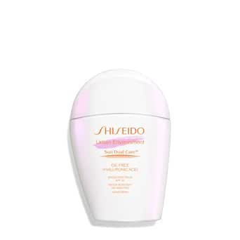 Shiseido Urban Environment Oil-Free Sunscreen SPF 42 - Protects, Hydrates, Mattifies & Works as Face Primer - Water Resistant for 40 Minutes - Non-Comedogenic