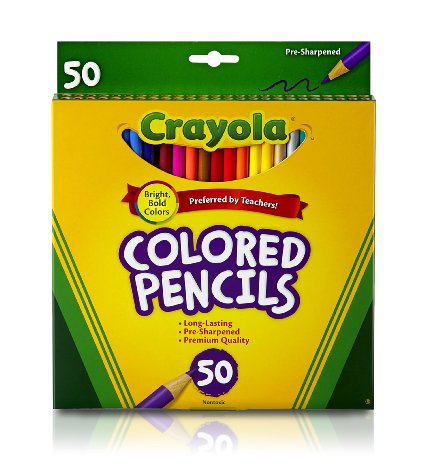 Crayola 50ct Long Colored Pencils 68-4050