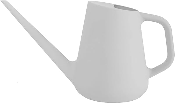Bloem Fern Watering Can: 1 Gallon Capacity - Grey - Long Spout, Ergonomic Handle, Large Mouth Opening, One Piece Construction, for Indoor and Outdoor Use, Gardening