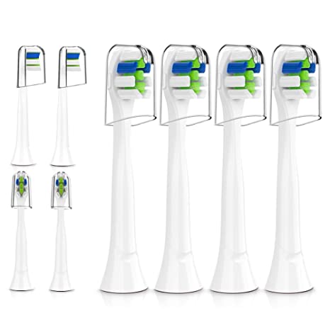 Kid Toothbrush Replacement Heads-Compatible with Sonic Care for Kids HX6038/94, Fit HX6032 HX6034 HX6321 HX6331 HX6920, Compact Size 8 Pcs
