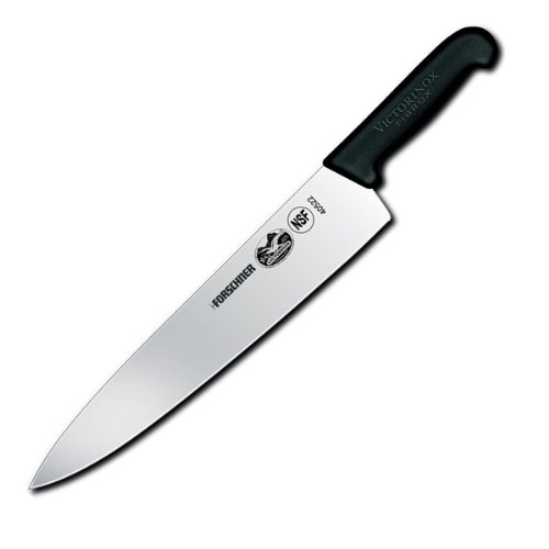 Victorinox Chef's, 12" Blade, 2.25" At Black Fibrox Pro Handle