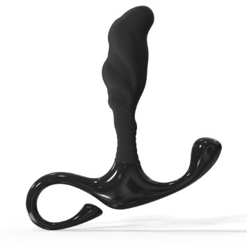 Lynk Pleasure Products True Man Silky Silicone Black Prostate Stimulator for Men - Anal Plug Sex Toy for Prostate Health - For Beginners and Advanced Users
