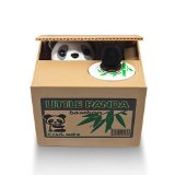 Matney Stealing Coin Panda Box - Piggy Bank - Panda Bear - English Speaking - Great Gift for Any Child