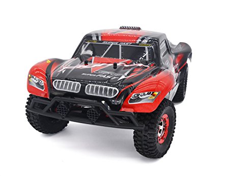 KELIWOW 1/12 Offroad RC Car 4WD High Speed 25 MPH Remote Control Car RTR(Red)