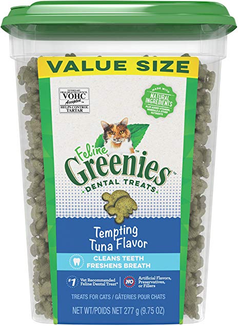 Feline GREENIES Natural Dental Care Cat Treats 9.75-11 oz