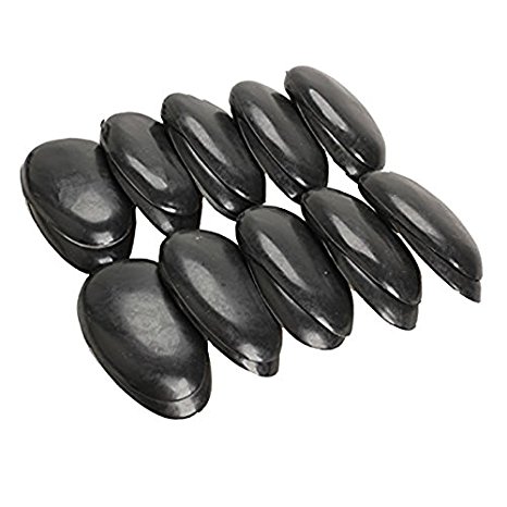 Ear Cover Shield Protector - TOOGOO(R) 10 Pairs Black Plastic Hairdressing Dye Coloring Ear Cover Shield Protector