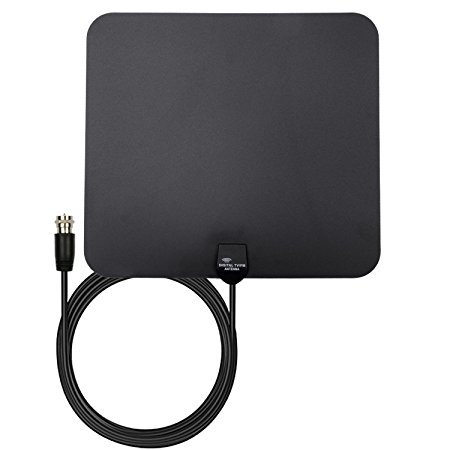 TV Antenna 35 Mile Amplifier HDTV Indoor Antenna with Premium Materials for Reception Digital TV Antenna, Long Range Antenna for TV - 16ft Coaxial Cable