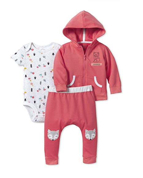 Lamaze Baby Organic 3 Piece Hoodie Set