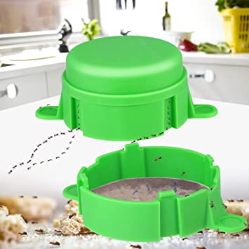 Ant Traps Bait Indoor,House Ant Traps Indoor,Reusable Ant Killer Indoor,Kills Common Household Ants,Ant Traps to Kill Colony for Placement by Windows,Bathroom,Kitchen(2-PCS Ant Trap Only)