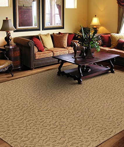 Garland Rug Ivy Area Rug, 12-Feet by 12-Feet, Tan