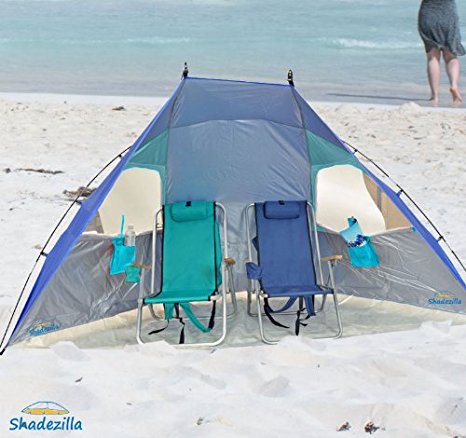 Super - Wide Beach Cabana / Sun Shelter - UPF 100