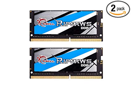 G.Skill 16GB 2666MHz DDR4 SO-DIMM Laptop Memory Upgrade Kit (CL19) 1.20V PC4-21300 Ripjaws 2x8GB