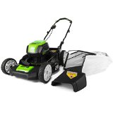 GreenWorks GLM801600 80V 21-Inch Cordless Lawn Mower Battery and Charger Not Included