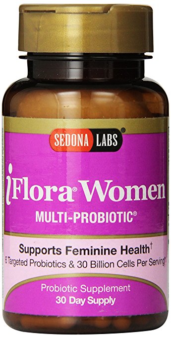 Sedona Labs Iflora Probiotic for Women Capsules, 60-Count