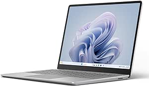 Microsoft Surface Laptop Go 3 (2023) - 12.4" Touchscreen, Thin & Lightweight, Intel Core i5, 8GB RAM, 256GB SSD SSD, with Windows 11, Platinum Color Copilot