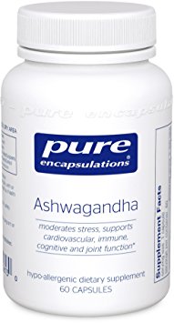 Pure Encapsulations - Ashwagandha - Supports Cardiovascular, Immune, Cognitive, and Joint Function and Helps Moderate Occasional Stress* - 60 Capsules