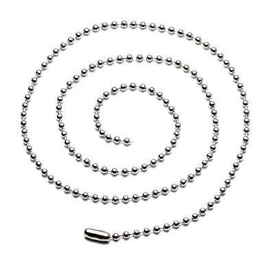 Merdia Stainless Steel Ball Necklace Chain 20" 24" Available