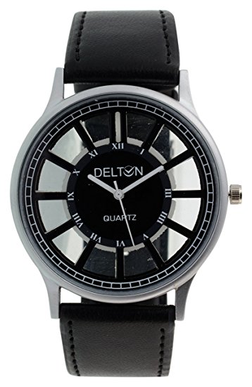 Delton Analog White & Black Dial Men's Watch - DT_W_003