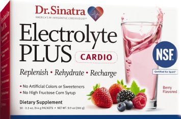 Dr. Sinatra's ElectrolytePLUS Cardio Drink Powder Replenishes Your Body with Key Electrolytes, Vitamins and Minerals to Support a Healthy Heart, Immune Health, and More! 30 Sachets (30-Day Supply)