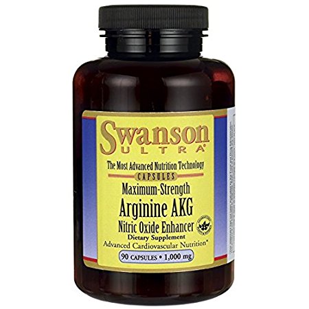 Swanson Maximum Strength Arginine Akg Nitric Oxide Enhancer Caps