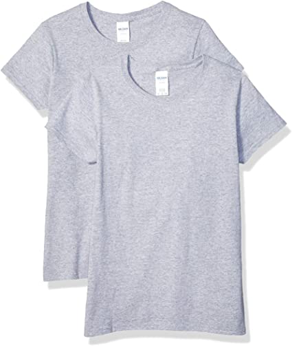 Gildan Women's Heavy Cotton T-Shirt, Style G5000L, 2-Pack