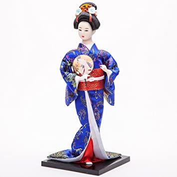 "12"" Japanese GEISHA Oriental Doll ZS8033-12"
