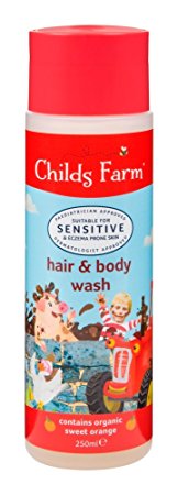 Childs Farm hair and body wash organic sweet orange 250ml
