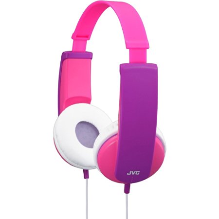 JVC HAKD5P Tiny Phones Kids Stereo Headphones - Pink