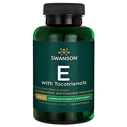 Swanson Vitamin E with Tocotrienols - Full Spectrum 120 Sgels