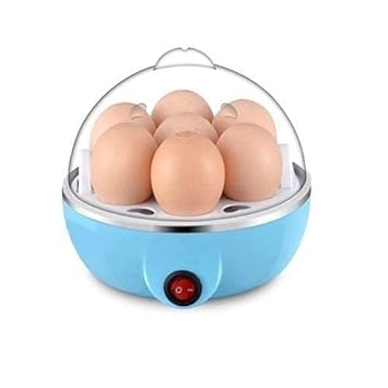 Dash Electric Egg Cooker: Rapid Egg Boiler for Easy-To-Peel, Soft Medium or Hard Boiled Eggs, 7 Egg Capacity, with Auto Shut Off Feature(Multi Color)