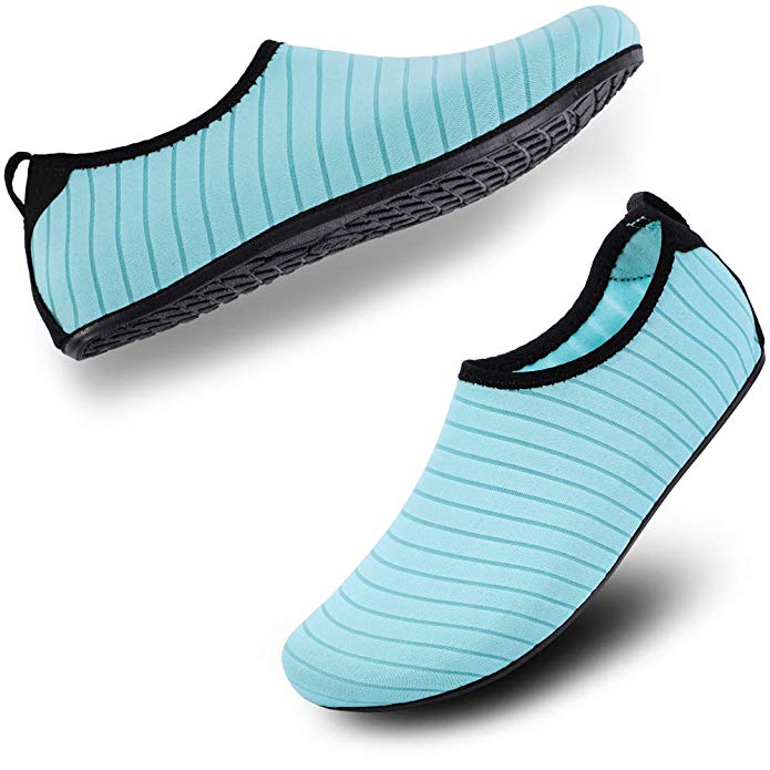 ALEADER Unisex Barefoot Beach Water Shoes Quick Drying Summer Outdoor Aqua Socks for Pool Swim Surf Yoga Exercise