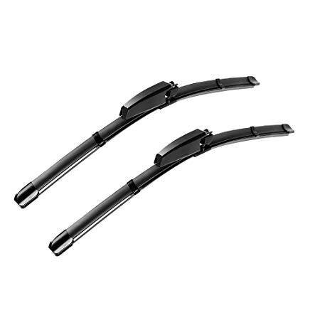 2 x Factory wipers for Audi S4 A4 A6 RS4 Allroad Quattro 2003-2008 Windshield Wiper Blade Set - Pinch Tab 22"/22" (Set of 2)