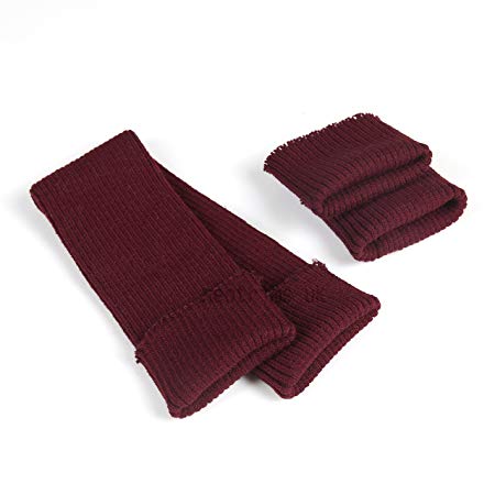 Tubular Rib Cuffing, 2x2 Rib Knit seamless cuff & Fabric by the meter. Great trim as cuff for sleeve bombers and jackets. Available in 14 colours. Sold By The Meter. Burgundy