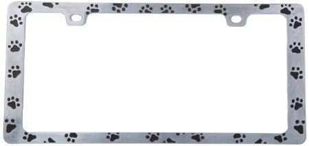 Bell Automotive 22-1-46104-8 Paw Print License Plate Frame