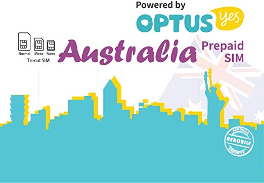 Australia SIM Card 15 Days Unlimited Calls/SMS  500MB/Daily Data(Optus Network)