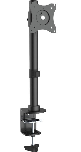 VIVO Single Monitor Adjustable Tilt Desk Mount Stand for 1 LCD Screen up to 27" (STAND-V001C)