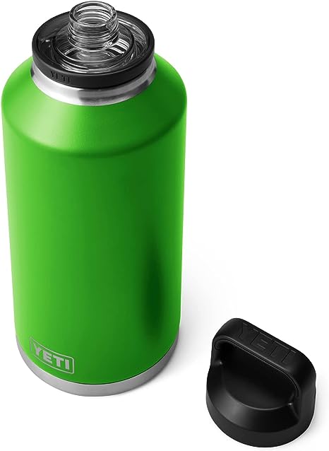 YETI Rambler 64 oz Bottle, Vacuum Insulated, Stainless Steel with Chug Cap, Canopy Green