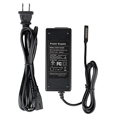 Surface Pro 2 Charger,YIPBOPWT 12V/3.6A US Plug Replacement Charger AC Adapter Power Supply for Microsoft Surface Pro 2 Tablet [UL and FCC Certified]