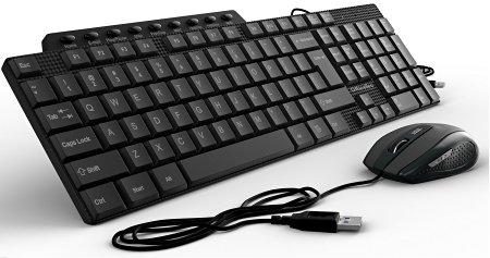 OfficeTec Wired Keyboard and Mouse Combo (KB202)